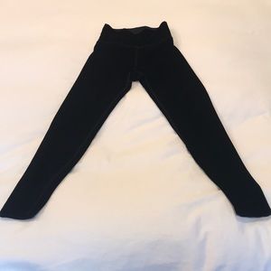 Beyond yoga high waisted velvet leggings